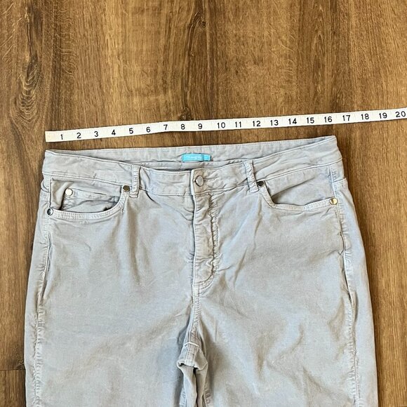 J.McLaughlin Gray Corduroy and Stretch Velvet Pants Bundle Sz 12 - Picture 11 of 14